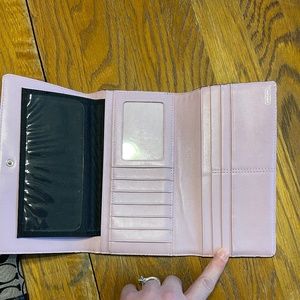 Coach wallet, trifold w/ checkbook